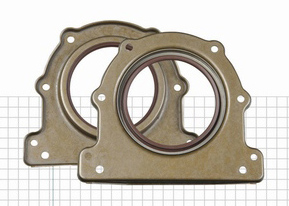 Combined crankshaft rear oil seal assembly