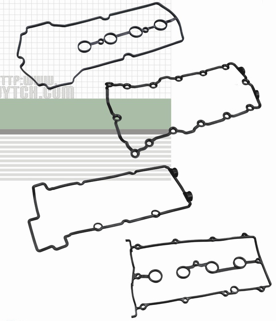 Rubber sealing for cylinder head cover of passenger vehicle engine